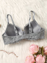 INTIMO SECRETS Women’s Sexy Lace Underwire Bra – 3/4 Cup, Support & Gather