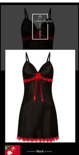 Women Sexy Sleepwear Silk Satin Nightwear Slip Dress Sleeveless Pajamas Nightgown Plus Size Nightwear Comfortable