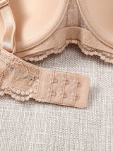 INTIMO SECRETS Women’s Sexy Lace Underwire Bra – 3/4 Cup, Support & Gather