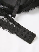 INTIMO SECRETS Women’s Sexy Lace Breathable Bra Steel Ring Top Support B C D Cups