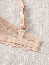 INTIMO SECRETS Women’s Sexy Lace Underwire Bra – 3/4 Cup, Support & Gather