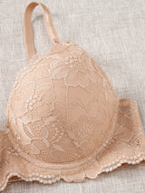 INTIMO SECRETS Women’s Sexy Lace Underwire Bra – 3/4 Cup, Support & Gather