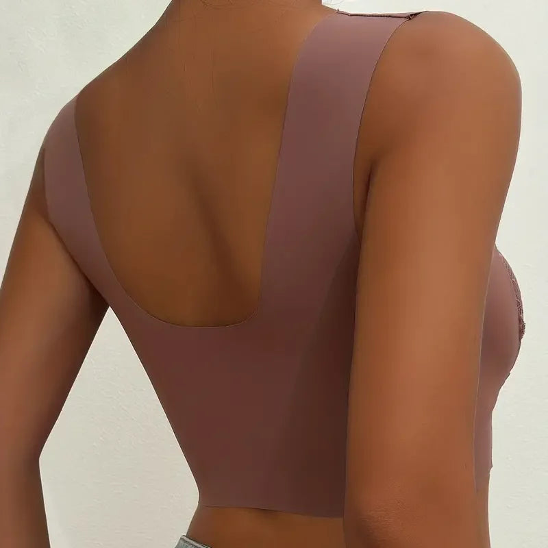 INTIMO SECRETS Women’s Seamless Floral Lace Bra – Soft, Breathable, Sexy Lingerie