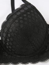 INTIMO SECRETS Women’s Sexy Lace Breathable Bra Steel Ring Top Support B C D Cups