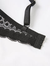 INTIMO SECRETS Women’s Sexy Lace Breathable Bra Steel Ring Top Support B C D Cups