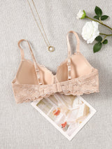 INTIMO SECRETS Women’s Sexy Lace Underwire Bra – 3/4 Cup, Support & Gather