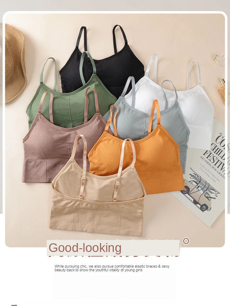 INTIMO SECRETS Breathable Padded Sports Bra – Adjustable Straps, Workout Ready