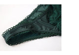 INTIMO SECRETS Women’s Sexy Lace Thong – Low-Waist G-String, Breathable Embroidered Panties