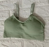 INTIMO SECRETS Breathable Padded Sports Bra – Adjustable Straps, Workout Ready