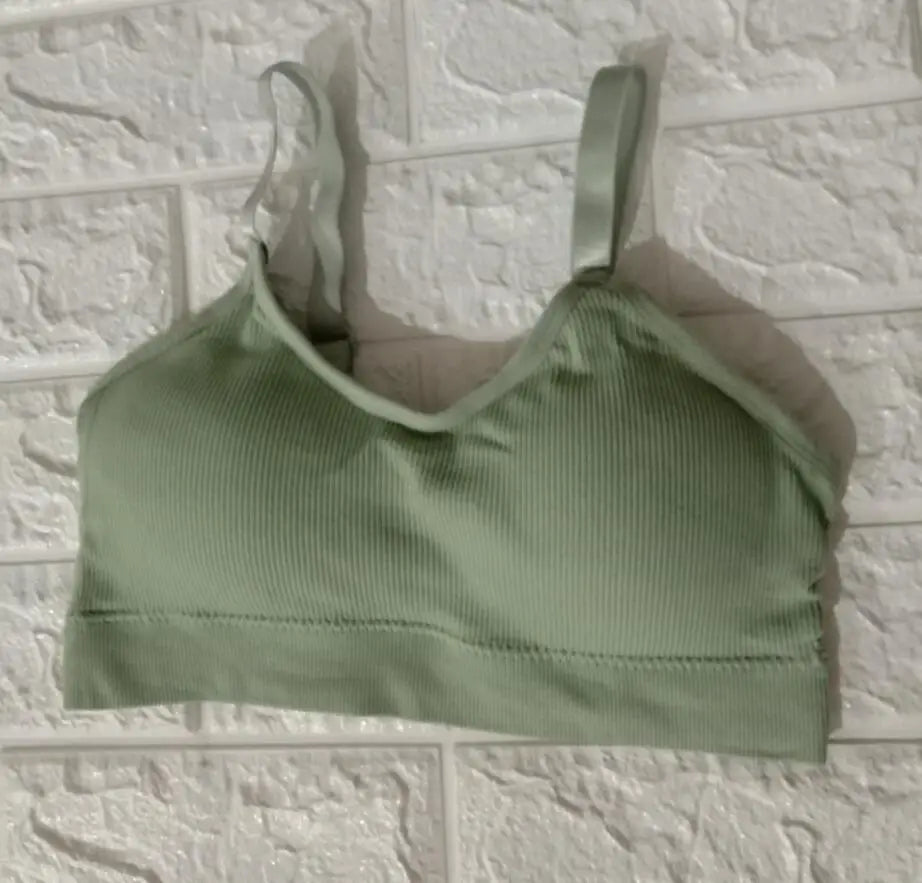 INTIMO SECRETS Breathable Padded Sports Bra – Adjustable Straps, Workout Ready