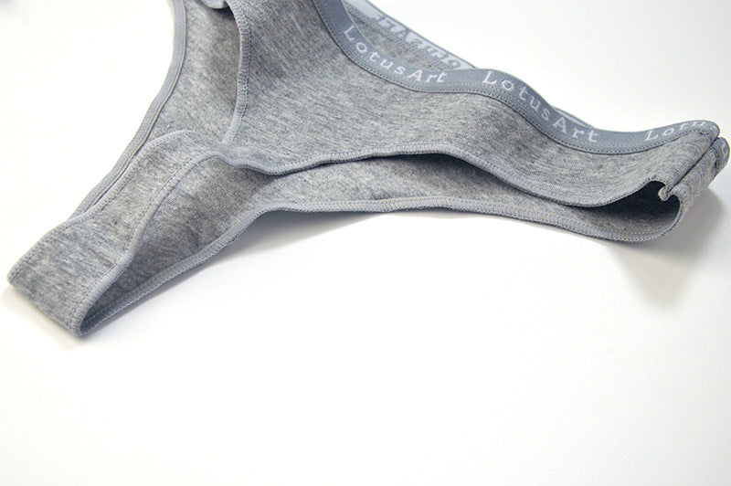 INTIMO SECRETS Women’s Cotton Thong – Sexy Low-Rise G-String Underwear M-XL