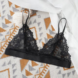 1 Pcs Sexy Bra For Woman Lace Thin Underwear Female Unlined Transparent Bras For Women Lace Sexy Lingerie Bralette 2022