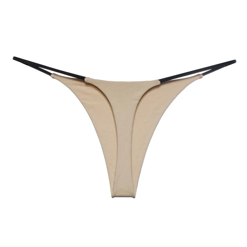 INTIMO SECRETS Cotton G-String – Sexy Low-Rise Thong Underwear for Women M-XL