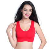 INTIMO SECRETS Women’s Plus-Size Seamless Push-Up Bra – 3PCS Wireless Fitness Set