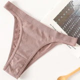 INTIMO SECRETS 2-Pack Brazilian G-String Set – Seamless High-Leg Thong with 100% Cotton Gusset & Sporty Wide Waistband