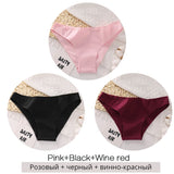INTIMO SECRETS 3PCS Cotton Panties – Plus Size Women M-2XL Lingerie