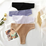 INTIMO SECRETS 2PCS Sexy Thongs – Seamless G-String Underwear for Women