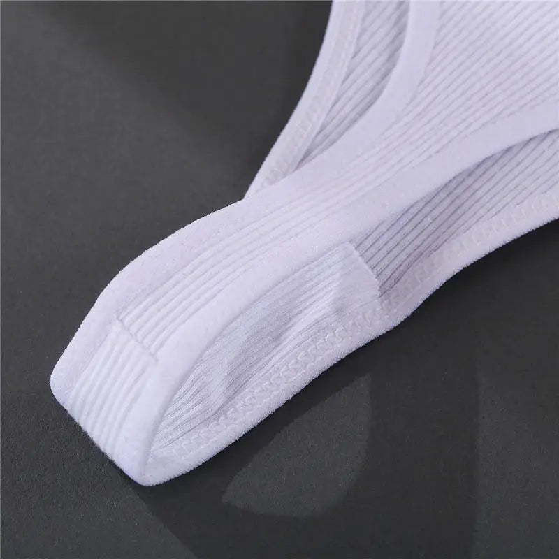 INTIMO SECRETS 3PCS Cotton G-Strings – Sexy Low-Rise Thong Underwear for Women M–XL