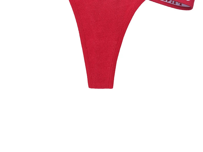 INTIMO SECRETS 2PCS Cotton Thongs – Sexy Cross-Strap G-String Underwear for Women