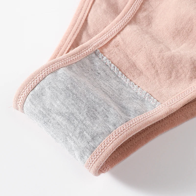 INTIMO SECRETS 2-Pack Brazilian G-String Set – Seamless High-Leg Thong with 100% Cotton Gusset & Sporty Wide Waistband