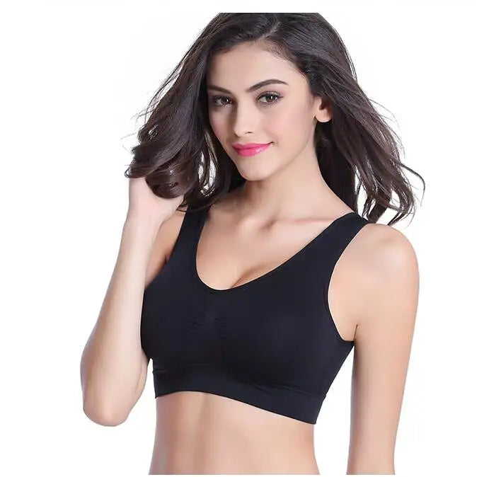 INTIMO SECRETS Women’s Plus-Size Seamless Push-Up Bra – 3PCS Wireless Fitness Set