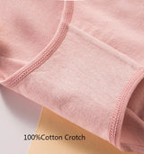 Plus Size M-5XL 4Pcs/Set High Waist Cotton Panties Women Body Shaper Underwear Soft Print Girls Briefs Slimming Female Lingerie