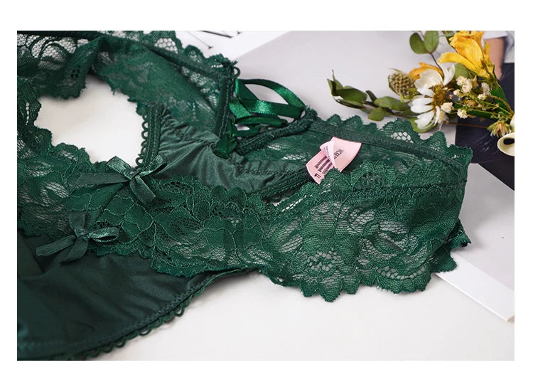 INTIMO SECRETS Women’s Sexy Lace Thong – Low-Waist G-String, Breathable Embroidered Panties