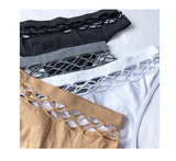 INTIMO SECRETS Women’s Hollow-Out Seamless G-String – Sexy Mid-Waist Panties