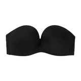 INTIMO SECRETS Women’s Strapless Sexy Bra – Invisible Seamless Push-Up Wireless Bralette for Wedding Dress