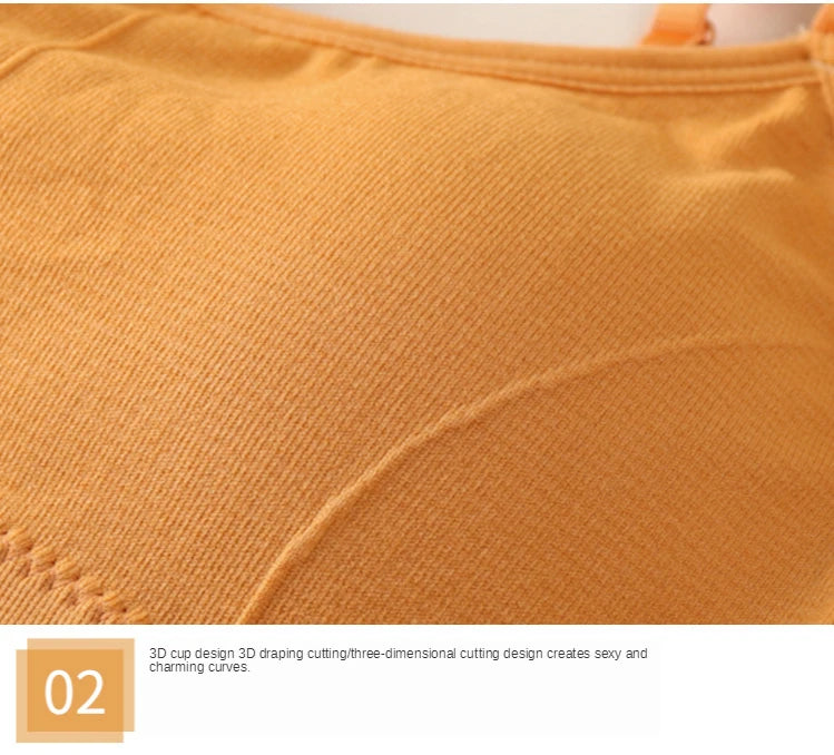 INTIMO SECRETS Breathable Padded Sports Bra – Adjustable Straps, Workout Ready