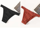 INTIMO SECRETS 2-Pack Brazilian G-String Set – Seamless High-Leg Thong with 100% Cotton Gusset & Sporty Wide Waistband