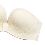 INTIMO SECRETS Women’s Strapless Sexy Bra – Invisible Seamless Push-Up Wireless Bralette for Wedding Dress