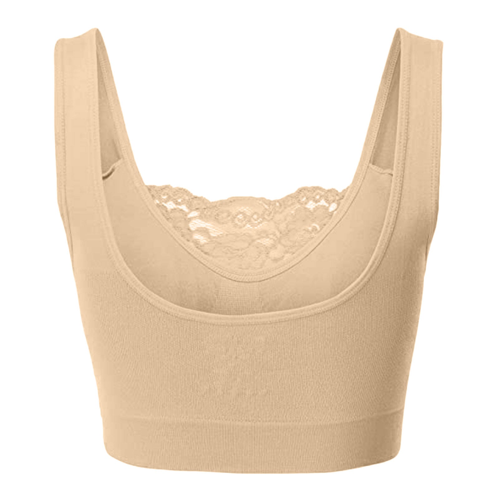 INTIMO SECRETS Women’s Seamless Lace Push-Up Bra – Stylish Bralette & Active Top