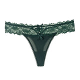INTIMO SECRETS Women’s Sexy Lace Thong – Low-Waist G-String, Breathable Embroidered Panties