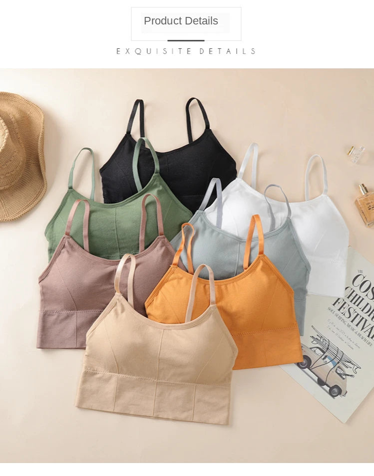 INTIMO SECRETS Breathable Padded Sports Bra – Adjustable Straps, Workout Ready