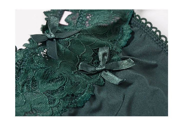 INTIMO SECRETS Women’s Sexy Lace Thong – Low-Waist G-String, Breathable Embroidered Panties