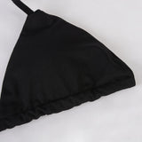 INTIMO SECRETS Sexy Thong Bikini Set – Brazilian Style Side Tie Halter Swimwear for Women