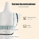 INTIMO SECRETS Invisible Strapless Push-Up Bra – Backless Deep U