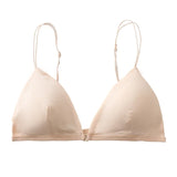 Summer Hit Low Cut Backless Pure Cotton Wrap Chest Bra Women's Sexy Interest Triangle Cup Strapless Underwear Intimate Apparel