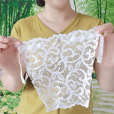 1/2Pcs Women Lace Invisible Mock Camisole Wrapped Chest Overlay Bra Quick Easy Clip-on Insert Wrapped Chest Panel Cover