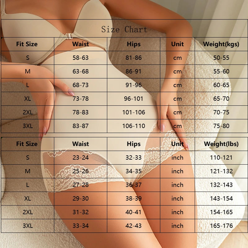 INTIMO SECRETS Seamless High Waist Panties – Plus Size Women’s Shapewear