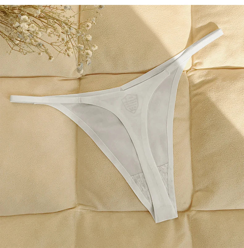 INTIMO SECRETS Ruffles Seamless Thong – Invisible T-Back Underwear for Women