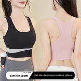 INTIMO SECRETS Women’s High-Impact Sports Bra – Large Size Wire-Free Yoga & Running Top