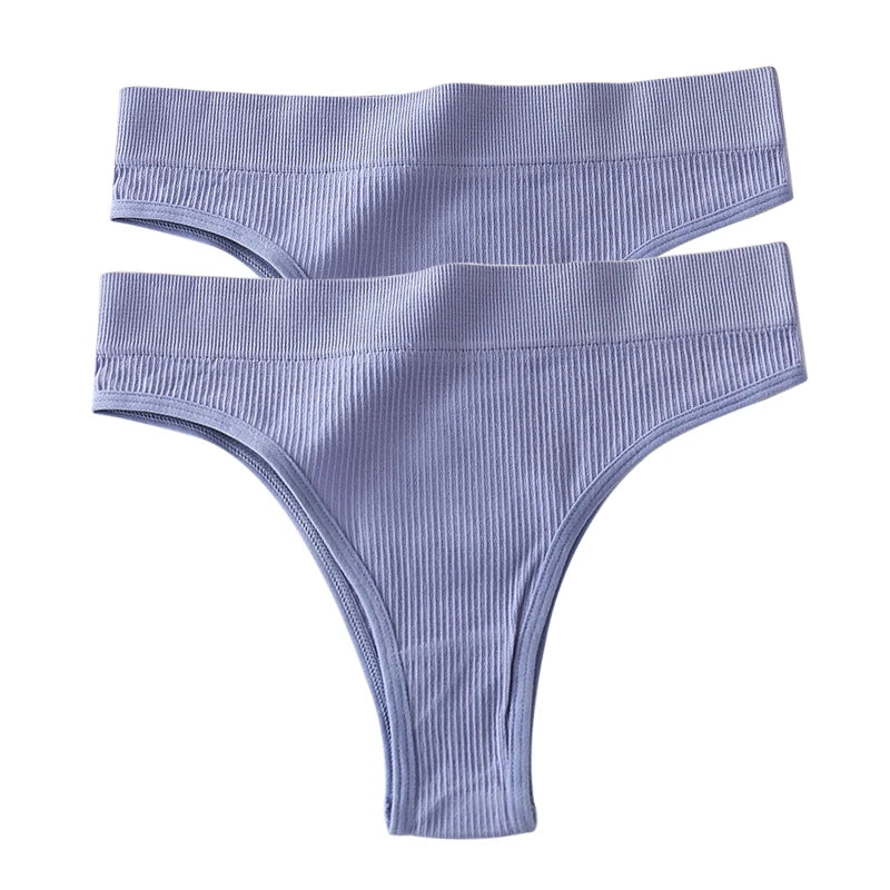 INTIMO SECRETS 2PCS Sexy Thongs – Seamless G-String Underwear for Women