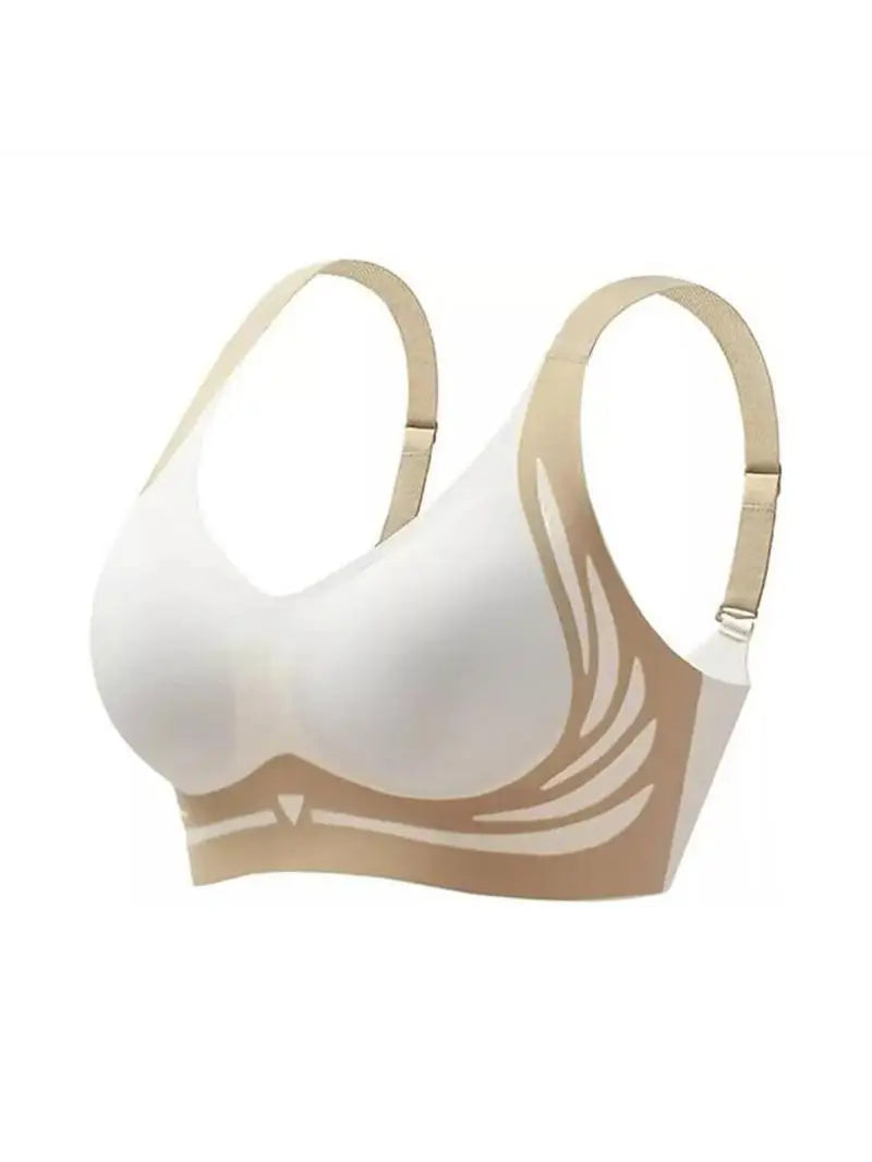 INTIMO SECRETS Women’s Plus-Size Seamless Sports Push-Up Bra – Comfortable Support