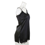 Women Sexy Lace V-neck Sleepwear Suspenders Nightdresses Female Sleeveless Nightwear Sleep Nightdress For Ladies