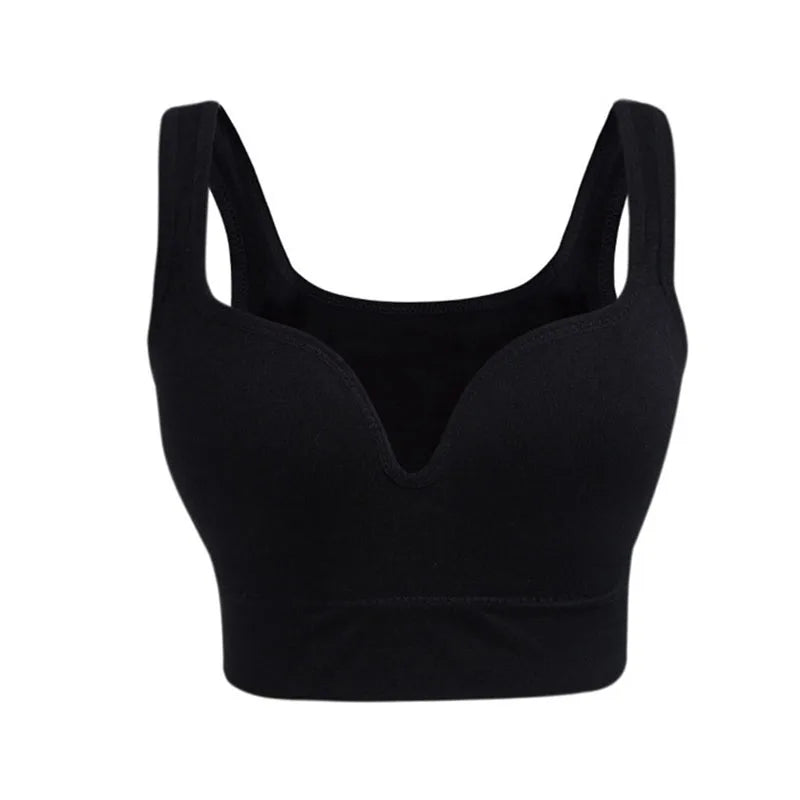 INTIMO SECRETS Wireless Sports Bra – Comfortable Gym & Running Top