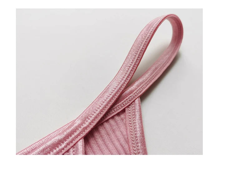 INTIMO SECRETS Cotton Thong – Sexy Low-Waist G-String Underwear for Women