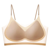 INTIMO SECRETS Ultra-Thin Seamless Padded Bra – Ice Silk, Push-Up, Small Chest