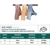 2PCS/Set Seamless G-String Panties Women Thongs Sexy Panty Lingerie Solid Color Female High Waist Thongs Women's Underwear